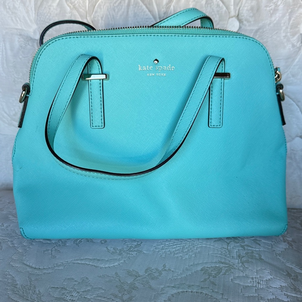 Kate Spade turquoise “Tiffany blue” handbag